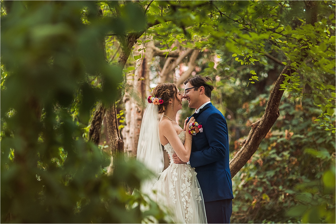 St Louis Wedding Photography at Piper Palm House and Tower Grove Park Ruins