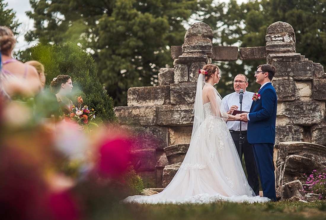 St Louis Wedding Photography at Piper Palm House and Tower Grove Park Ruins