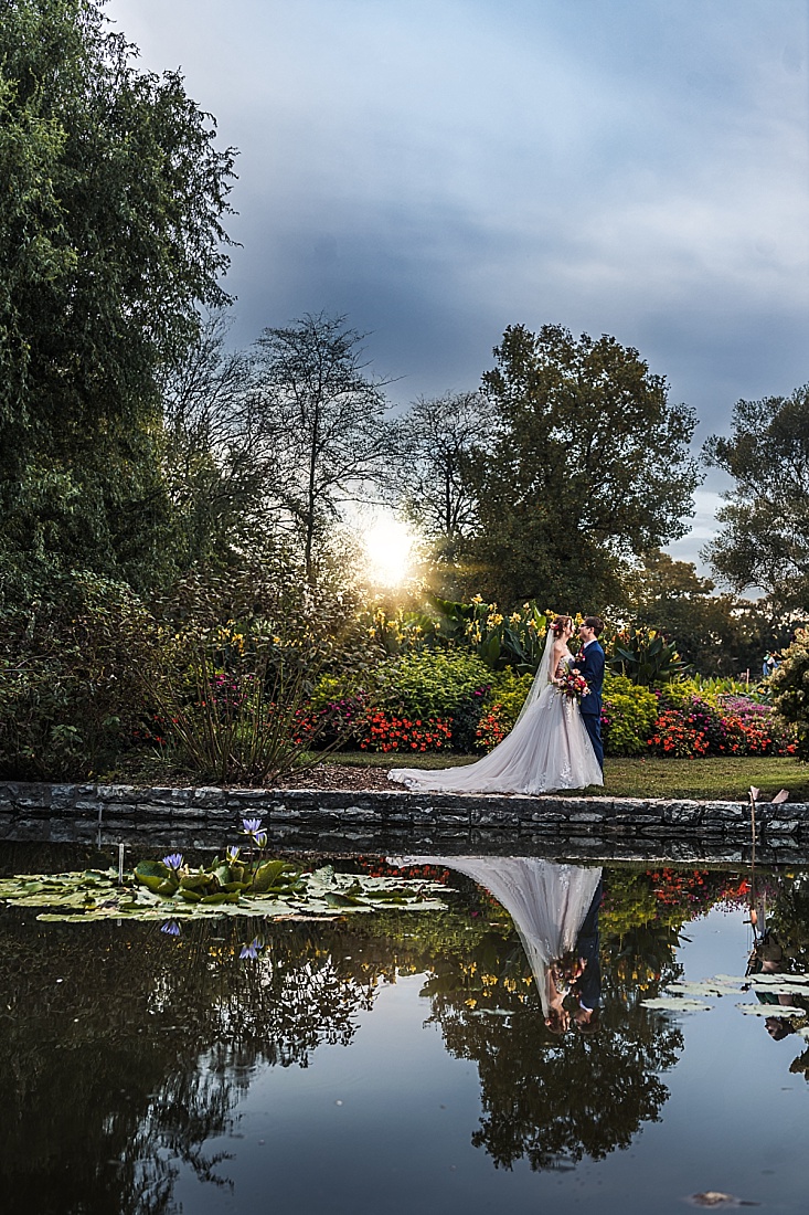 St Louis Wedding Photography at Piper Palm House and Tower Grove Park Ruins