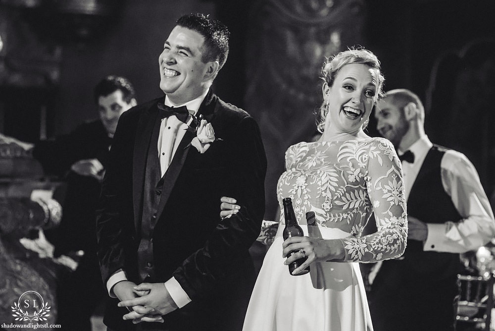 speeches at Fabulous Fox Theater St Louis wedding