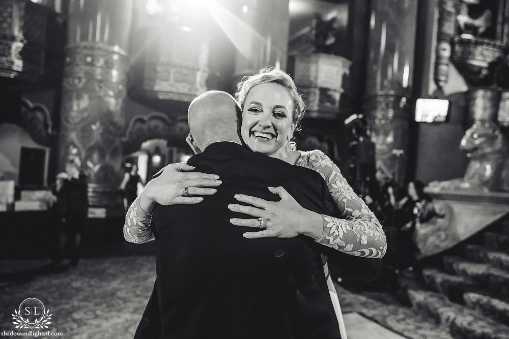 first dance at Fabulous Fox Theater St Louis wedding