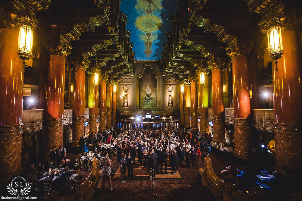 reception party at Fabulous Fox Theater St Louis wedding