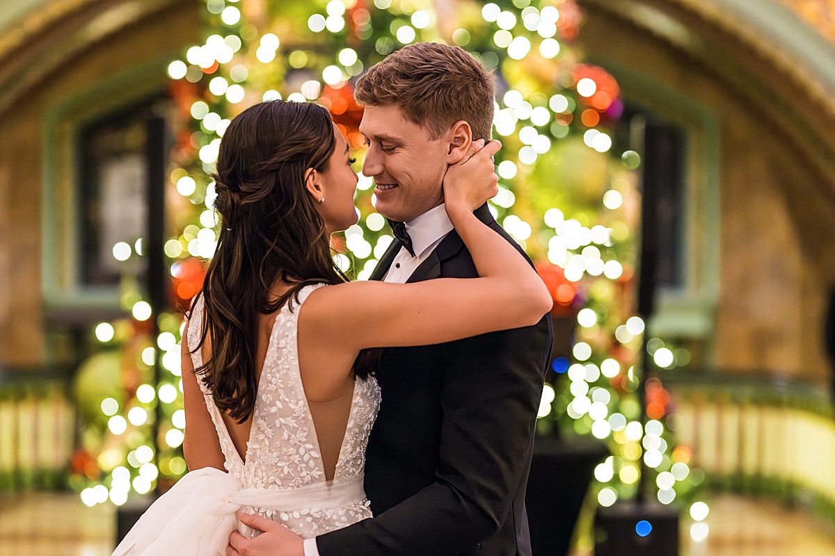 first dance in beautiful St. Louis Union Station wedding photo