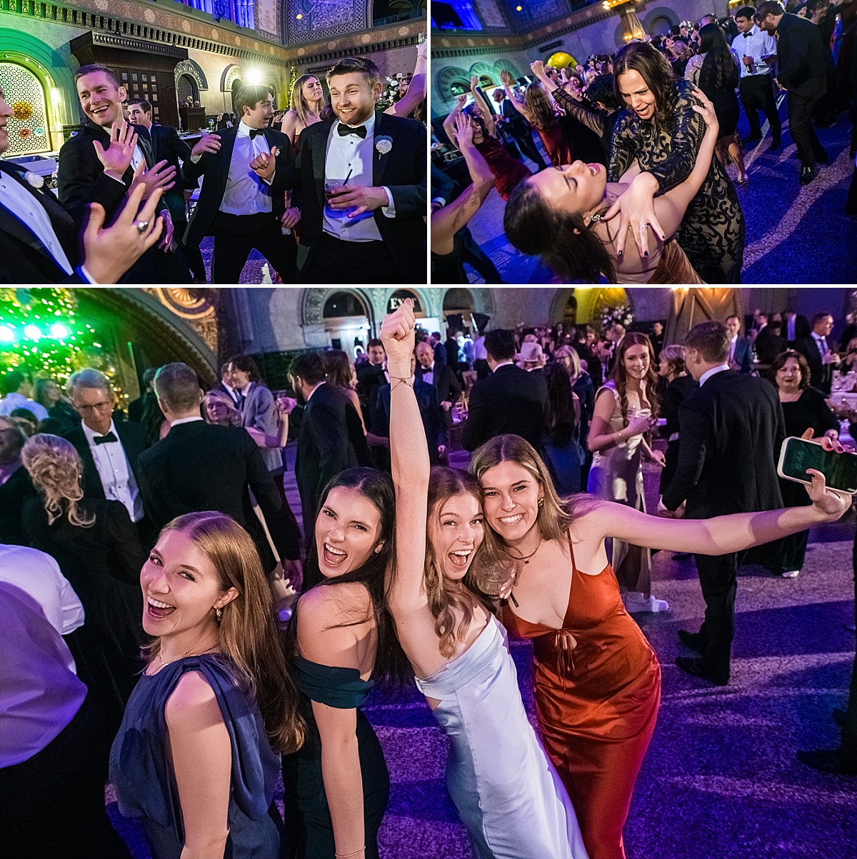 reception dance party at St. Louis Union Station