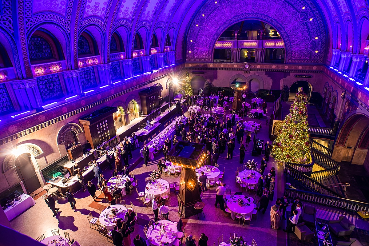 reception dance party at St. Louis Union Station