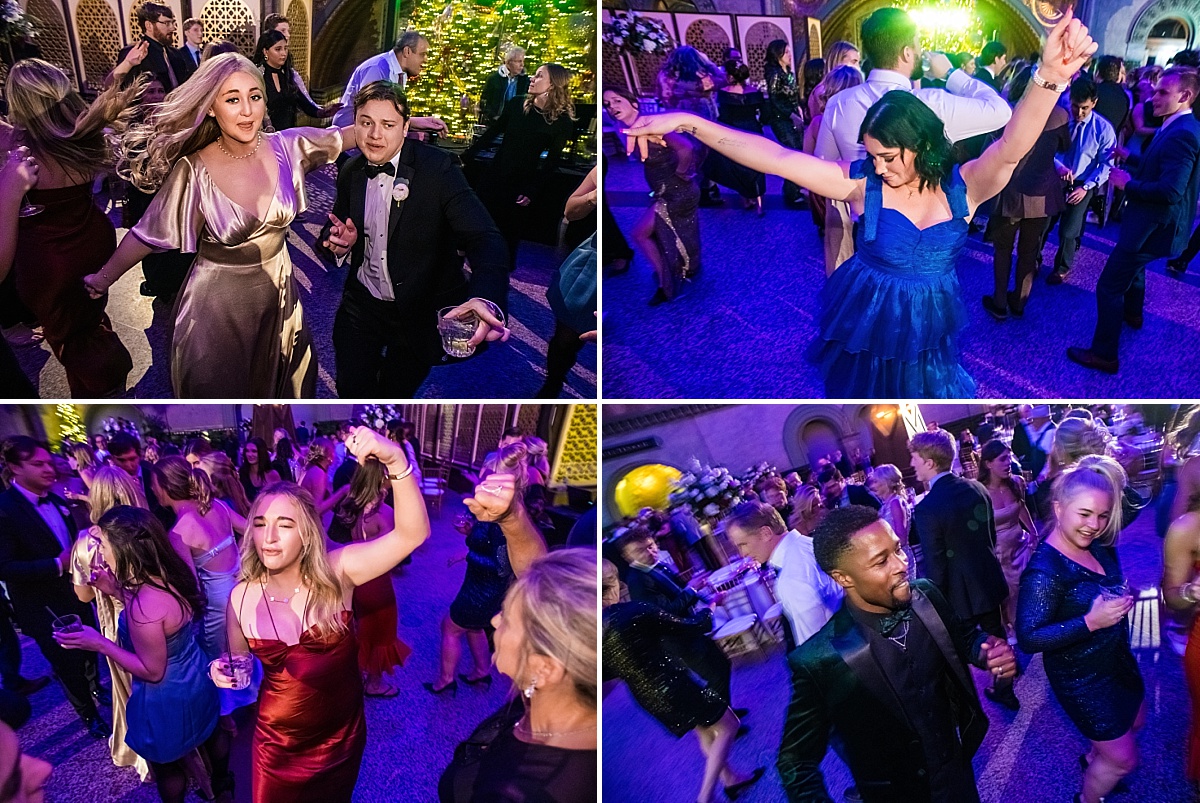 reception dance party at St. Louis Union Station