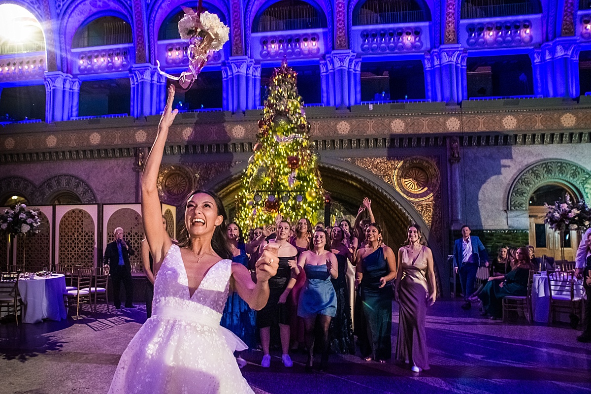 reception dance party at St. Louis Union Station