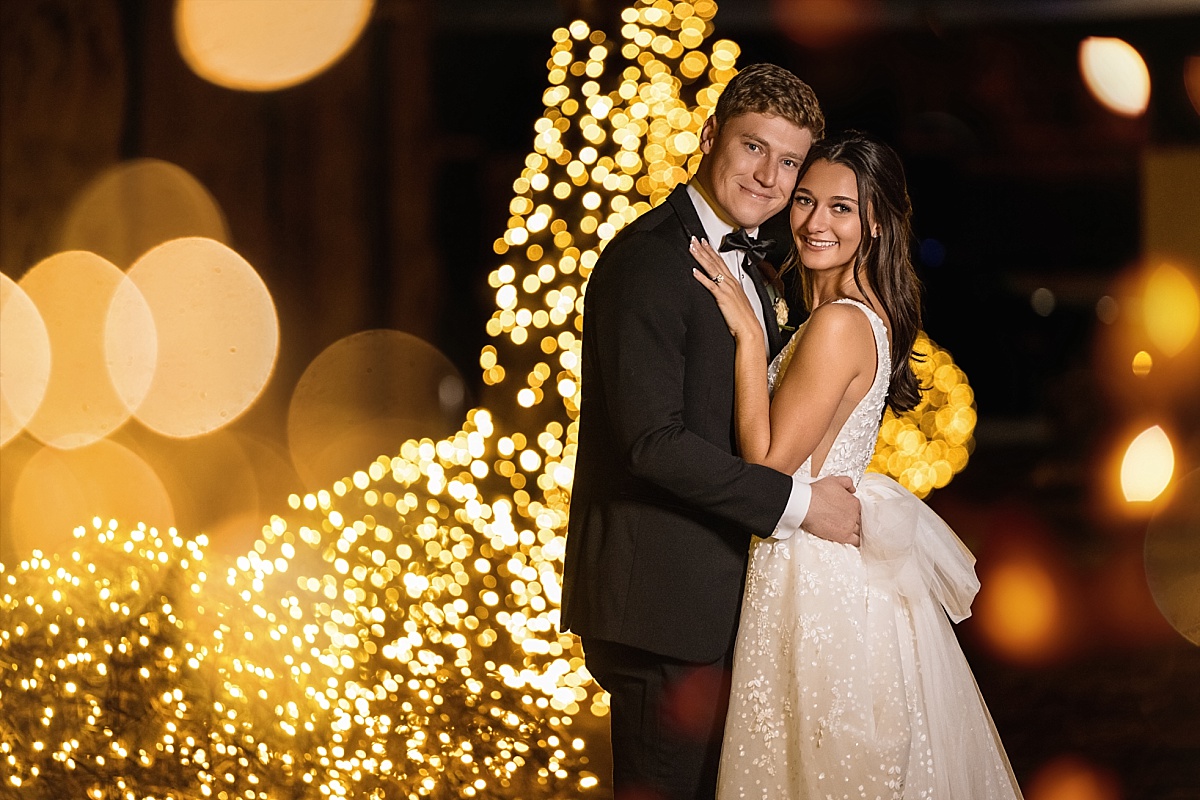 amazing bride and groom portrait outside St. Louis Union Station wedding photo