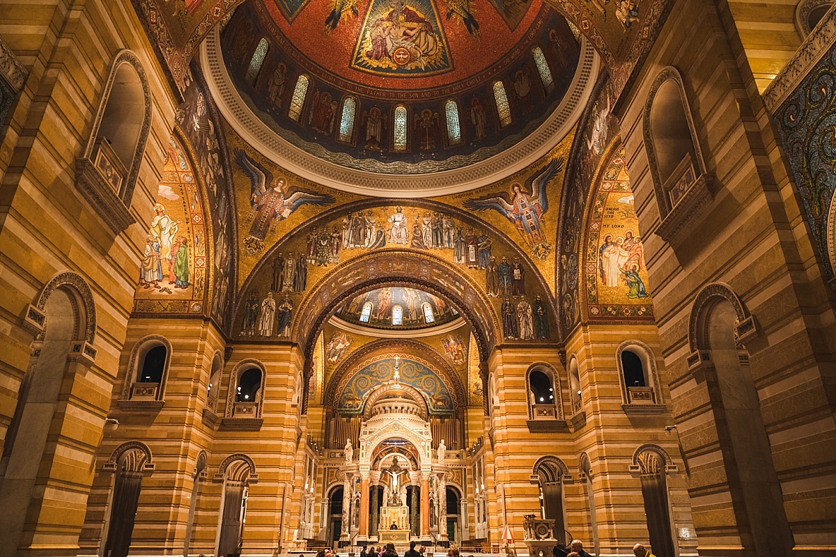 st louis wedding at the cathedral basilica