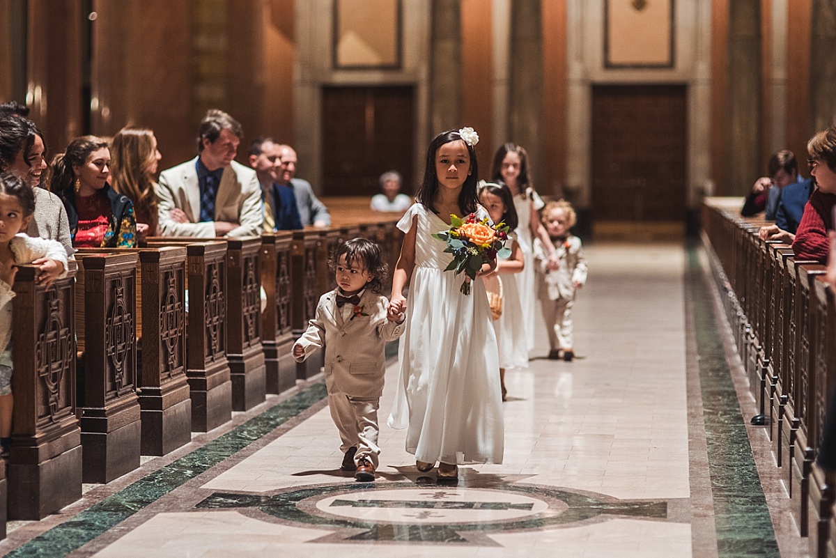 st louis wedding at the cathedral basilica