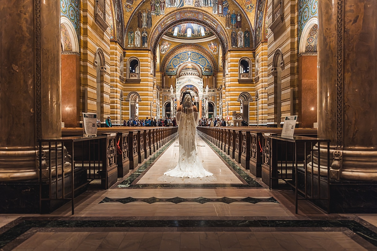 st louis wedding at the cathedral basilica