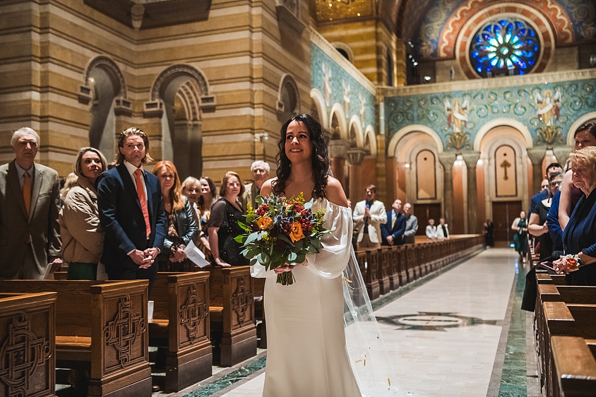 st louis wedding at the cathedral basilica