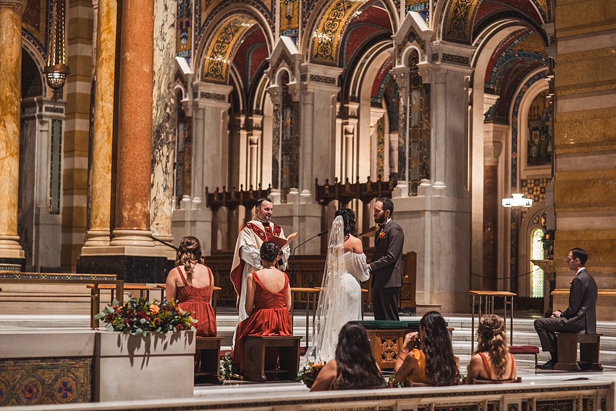 st louis wedding at the cathedral basilica