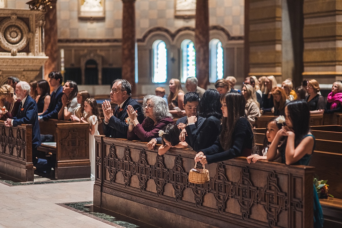 st louis wedding at the cathedral basilica