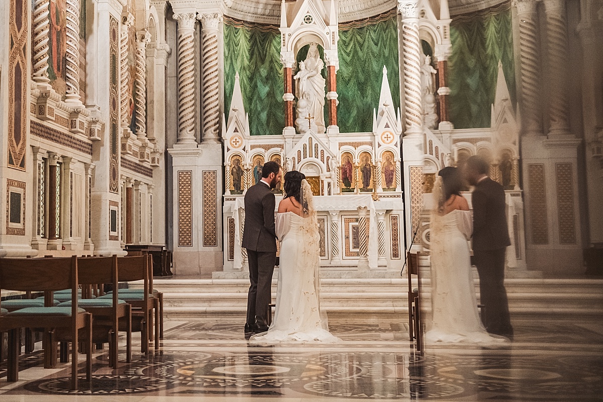 st louis wedding at the cathedral basilica