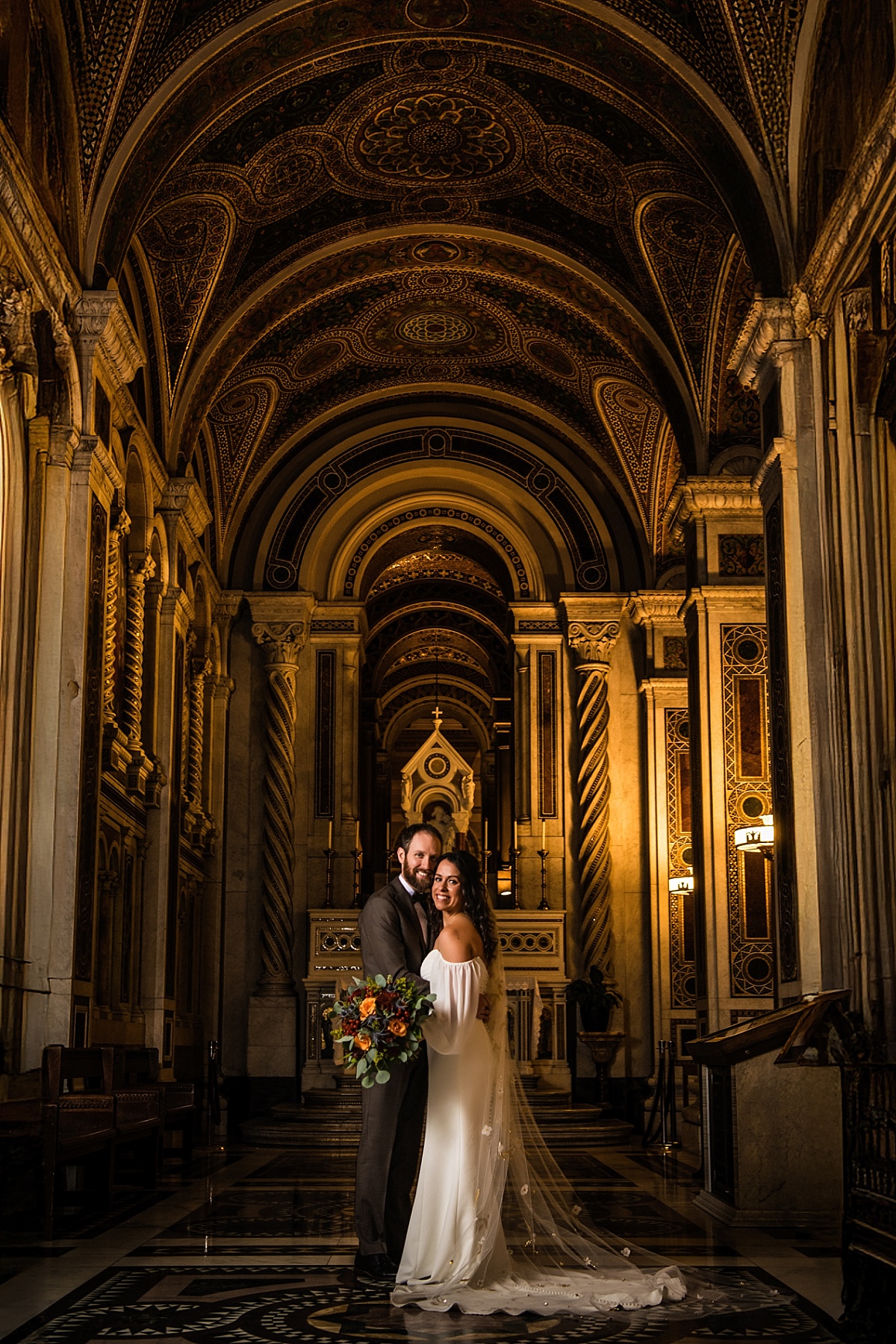 st louis wedding at the cathedral basilica