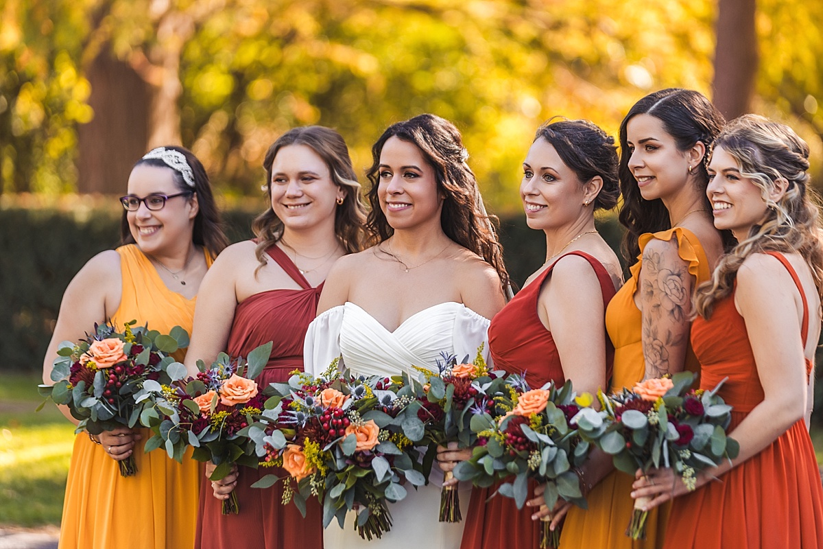 st louis wedding photo at missouri botanical garden