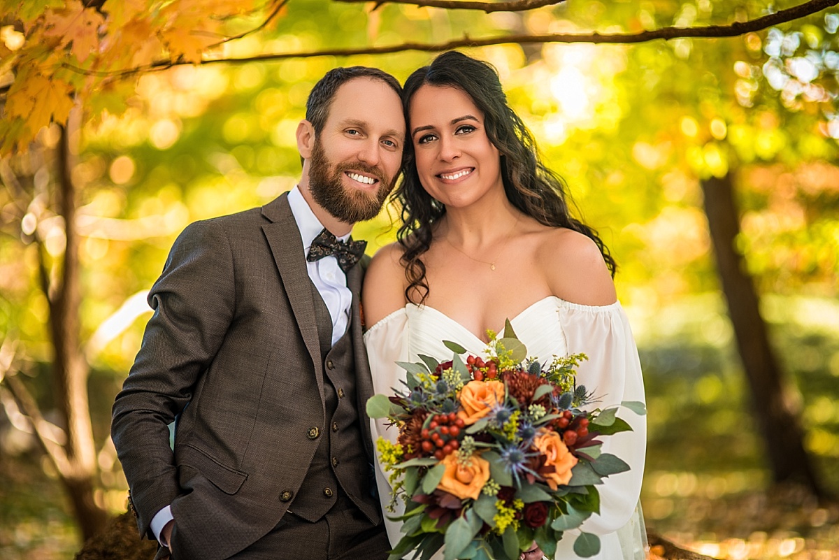 st louis wedding photo at missouri botanical garden