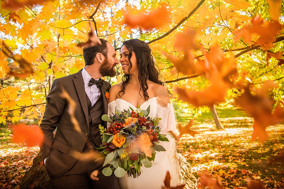 st louis wedding photo at missouri botanical garden